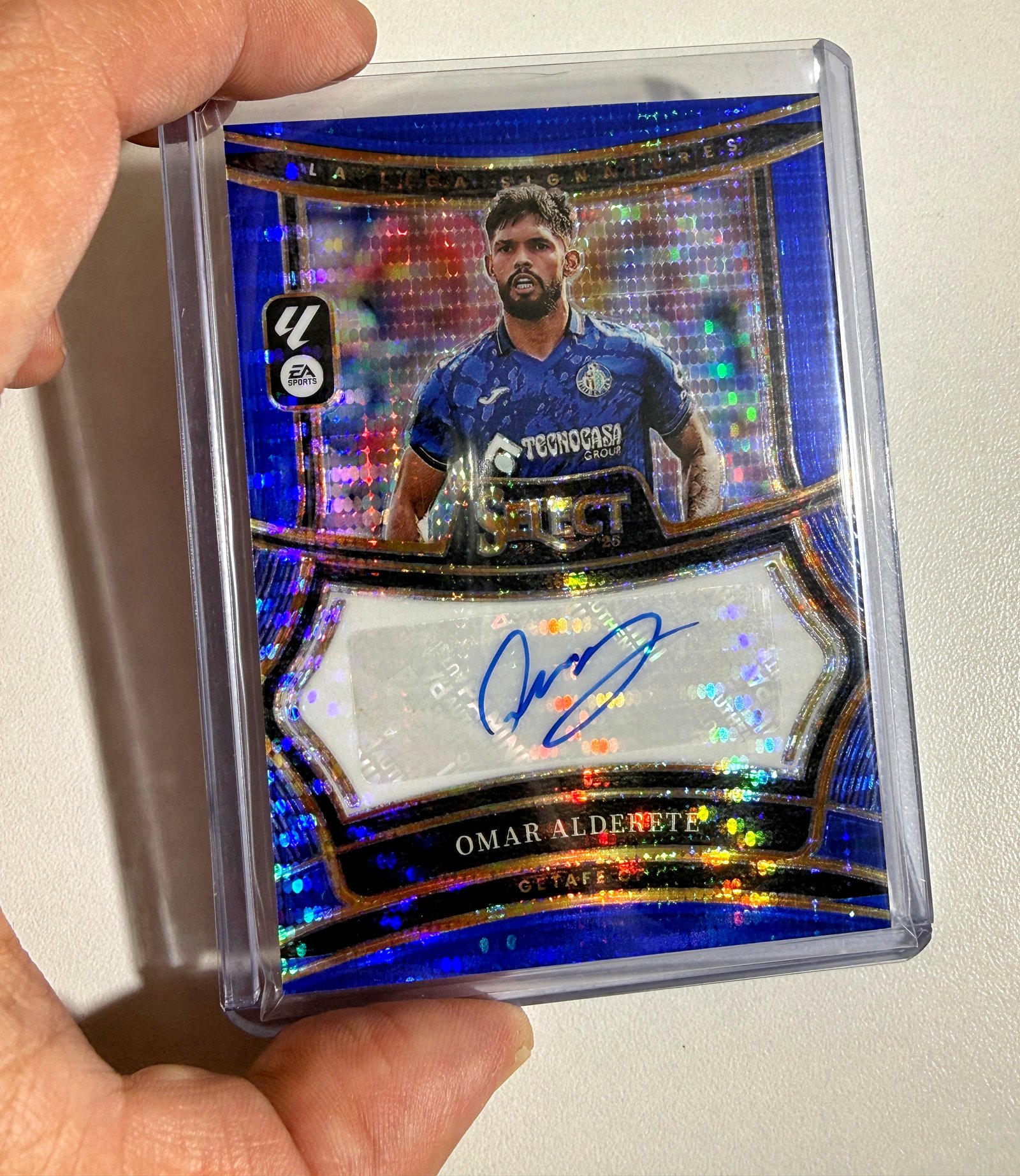 Card Panini Autógrafiada por Omar Alderete 🇵🇾🤩