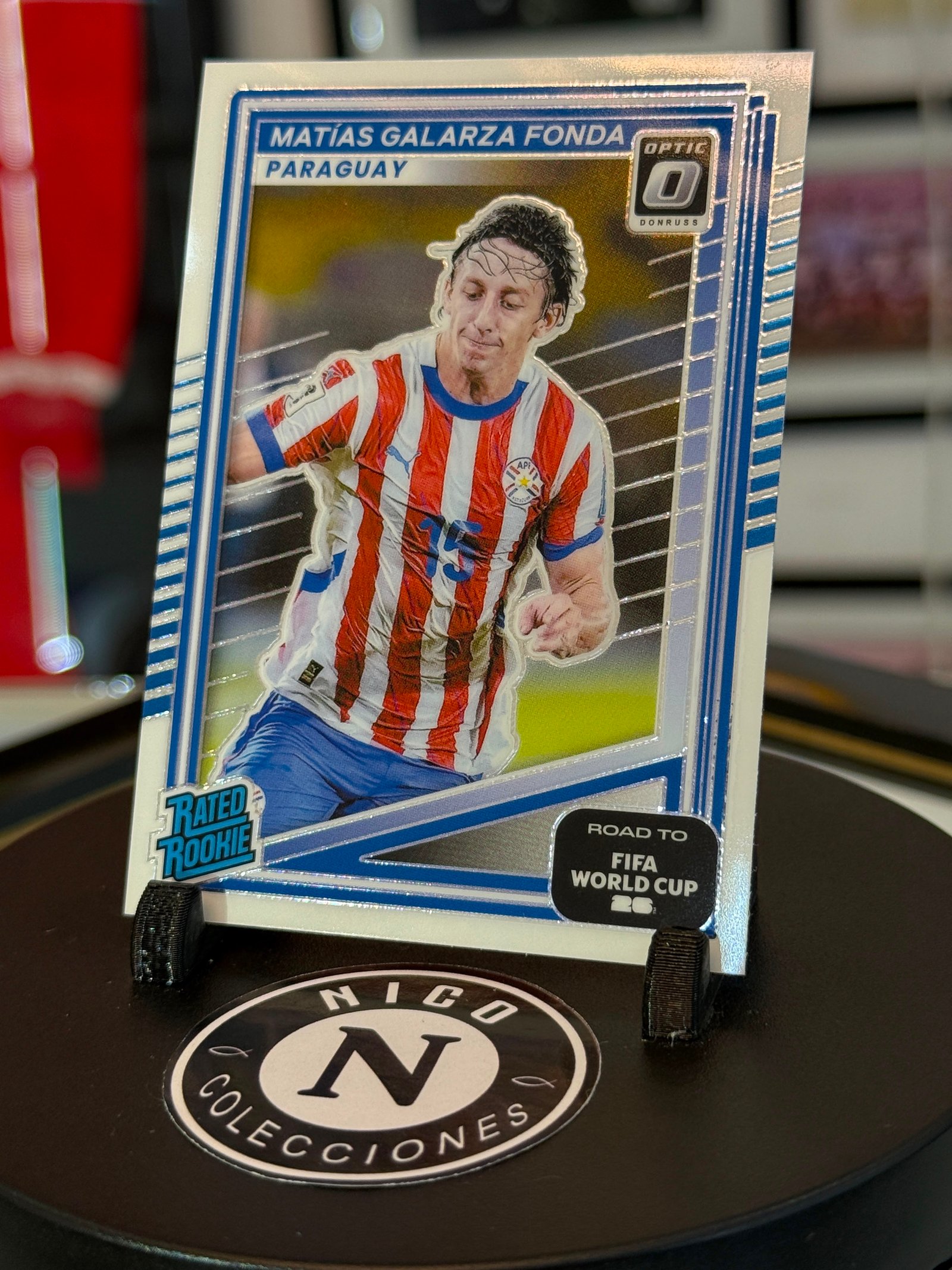 🤩 Card Panini - Rated Rookie de Matías Galarza 🇵🇾🔝