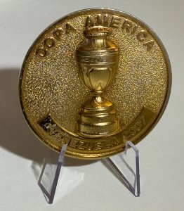 🏅 Medalla Copa América 2007 - Es un artículo altamente coleccionable - Dada como recuerdo del campeonato. 💎🔝